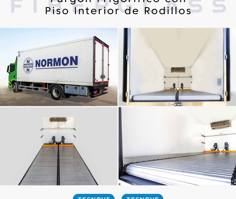 Furgón Frigorífico con Piso Interior de Rodillos